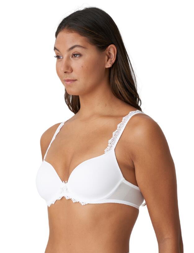 Marie Jo Christy Padded Bra Heartshape White