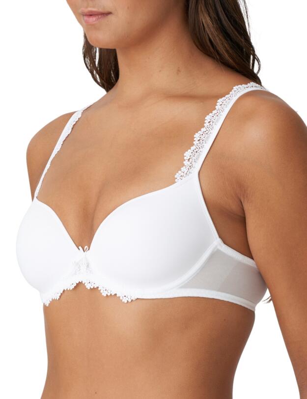 Marie Jo Christy Padded Bra Heartshape White