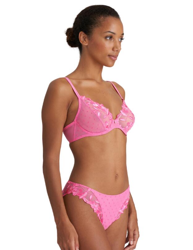  Marie Jo Agnes Plunge Bra Paradise Pink