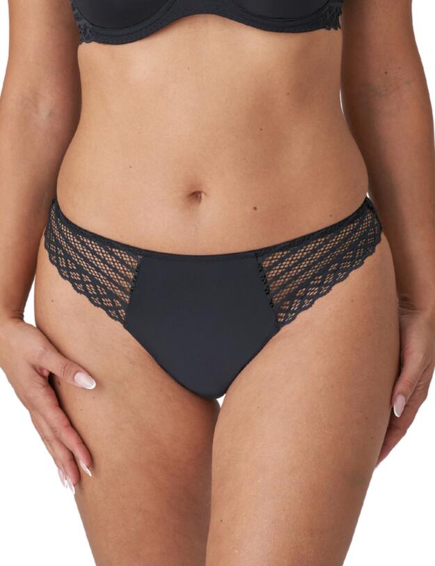 Prima Donna Twist East End Thong Charcoal
