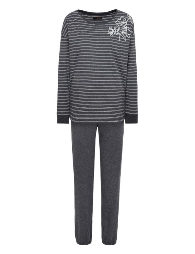 Triumph Pyjama Set Dark Grey Melange