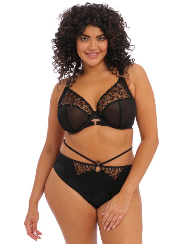 Elomi Namrah Plunge Bra Black