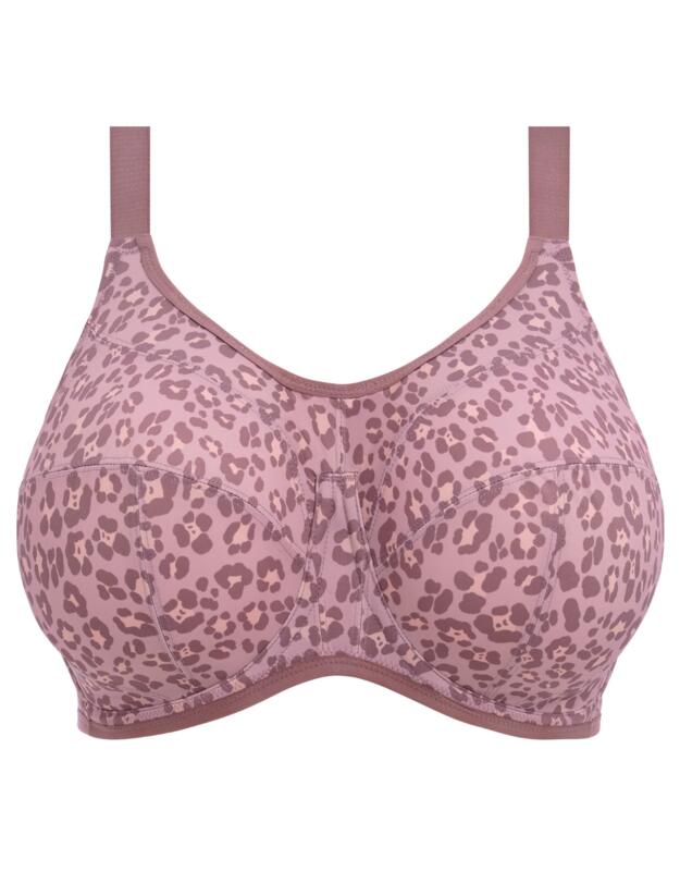  Elomi Energise Underwired Sports Bra Dusky Leopard
