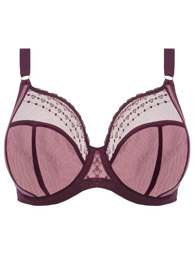 Elomi Matilda Plunge Bra Wine Diamond