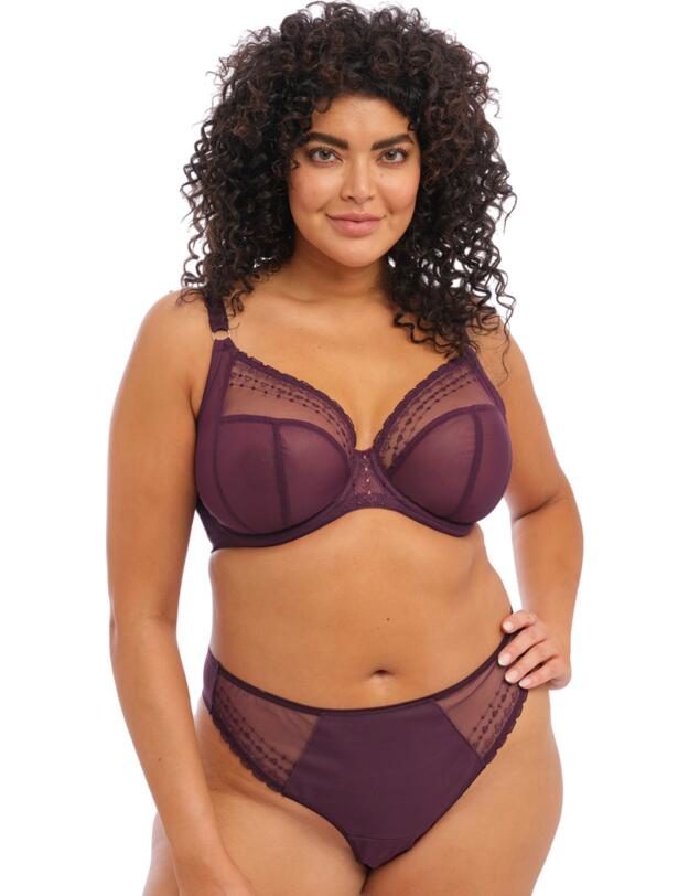 Elomi Matilda Plunge Bra Wine Diamond