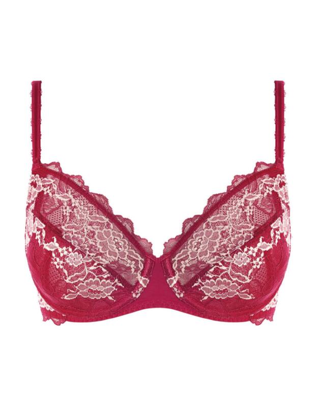 Wacoal Lace Perfection Underwired Bra Cerise