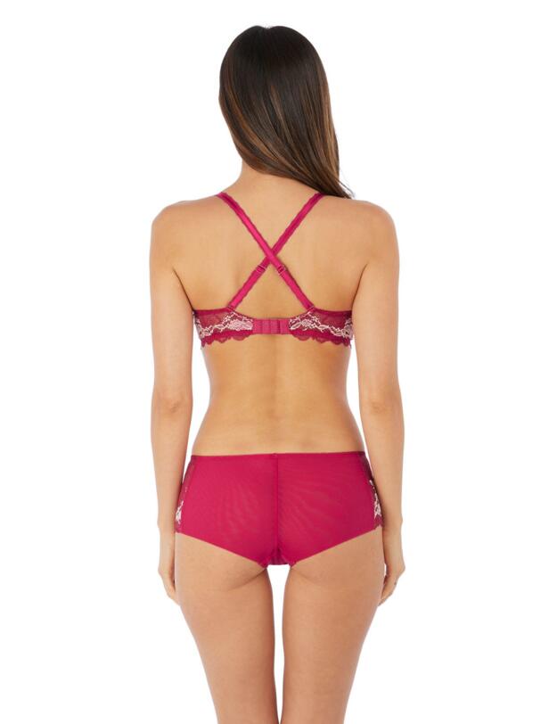 Wacoal Lace Perfection Underwired Contour Bra Cerise