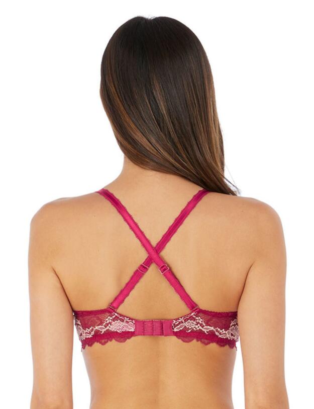 Wacoal Lace Perfection Underwired Contour Bra Cerise