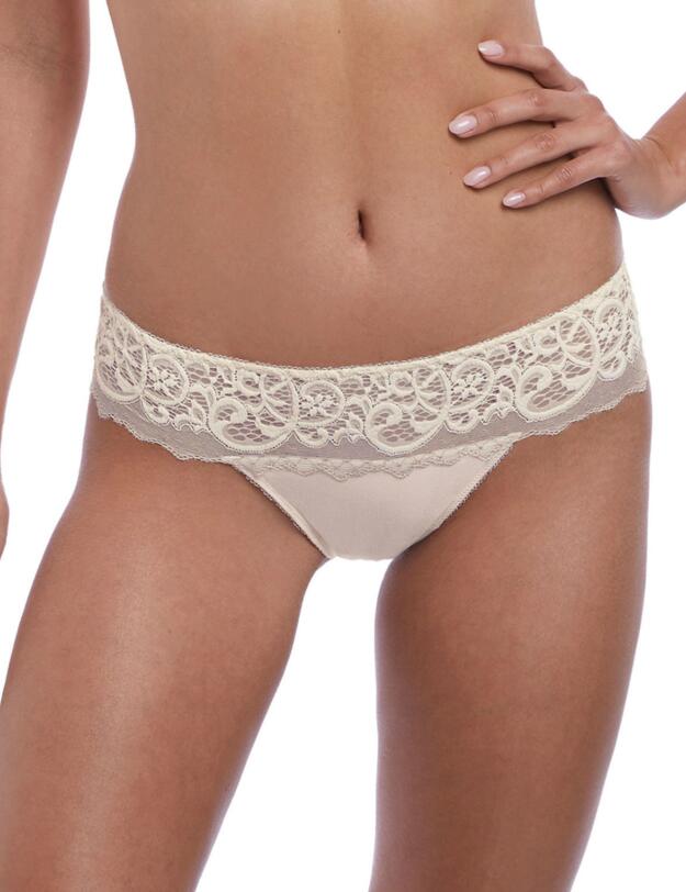 Wacoal Lace Essentiel Tanga Brief Cream/Powder