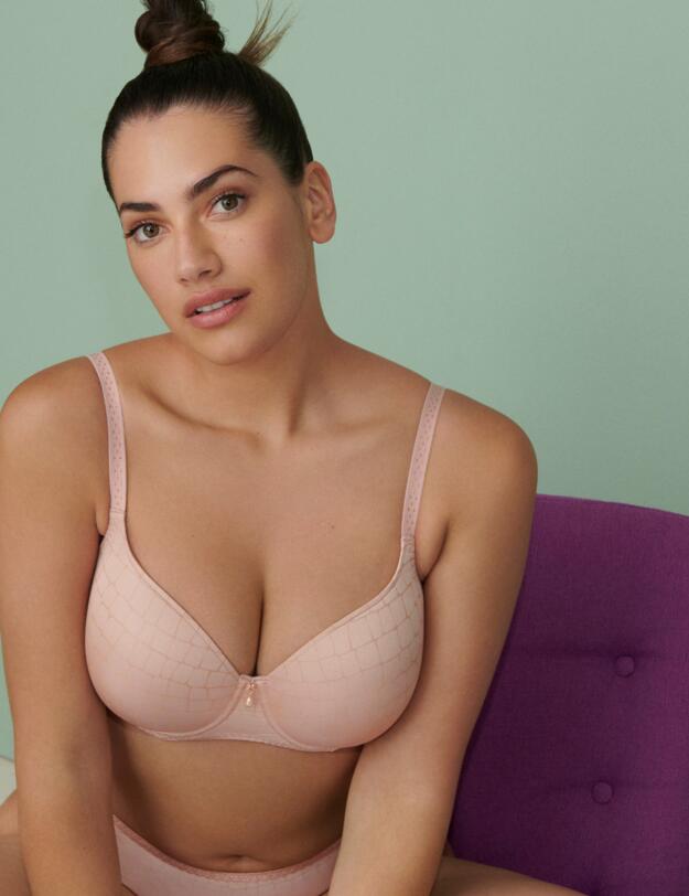 Prima Donna Twist Torrance Padded Bra Heartshape Dusty Pink