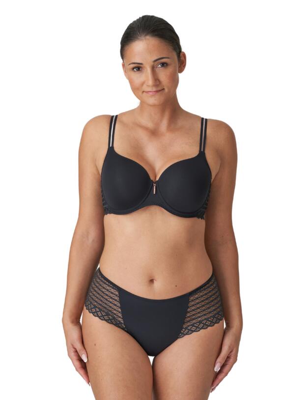 Prima Donna Twist East End Padded Bra Heart Shape Charcoal