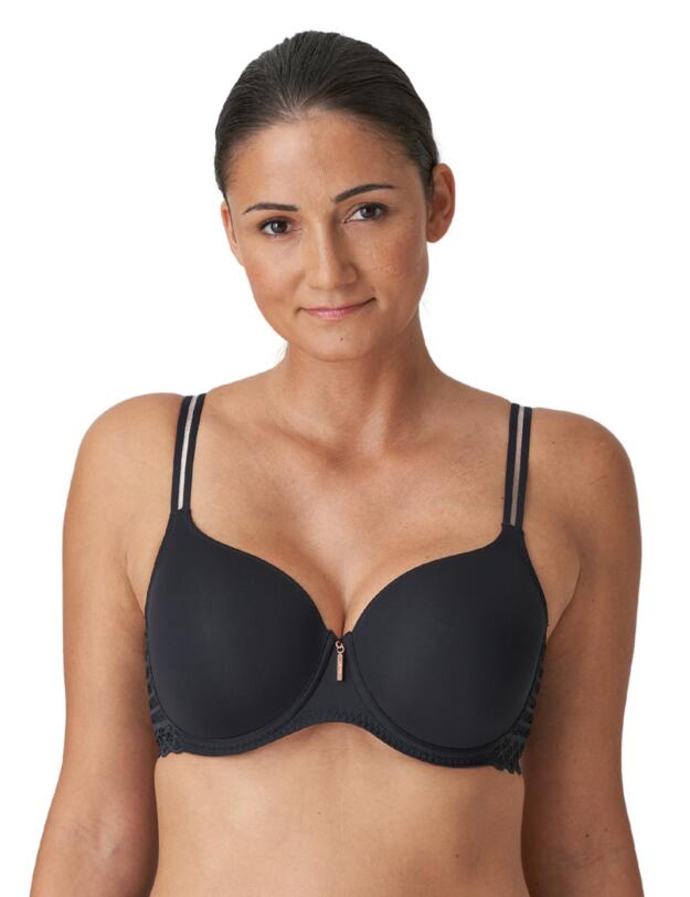 Prima Donna Twist East End Padded Bra Heart Shape Charcoal
