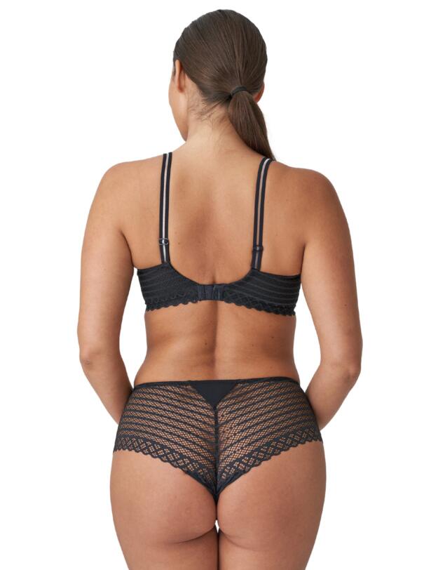 Prima Donna Twist East End Padded Bra Heart Shape Charcoal