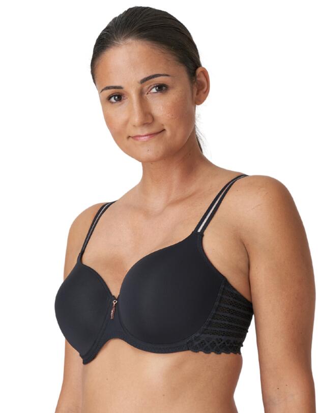Prima Donna Twist East End Padded Bra Heart Shape Charcoal