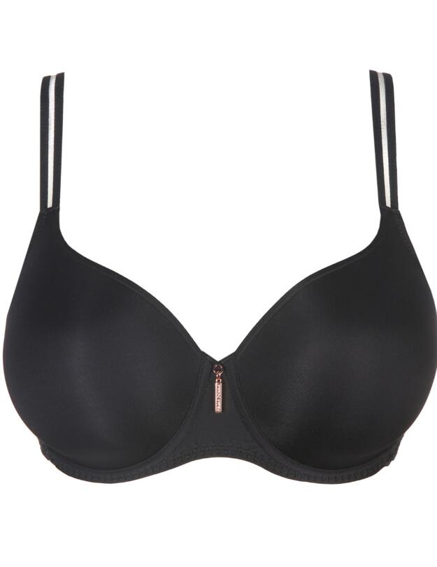 Prima Donna Twist East End Padded Bra Heart Shape Charcoal