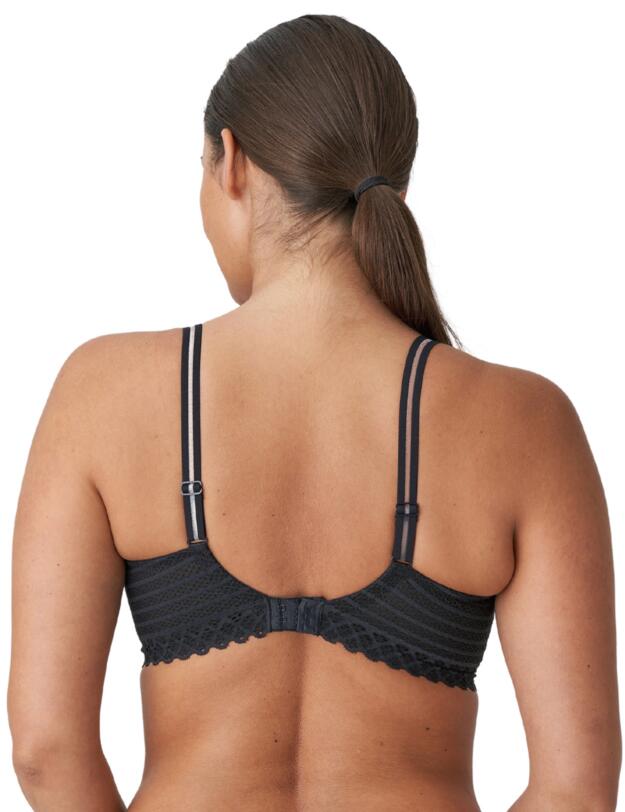 Prima Donna Twist East End Padded Balcony Bra Charcoal