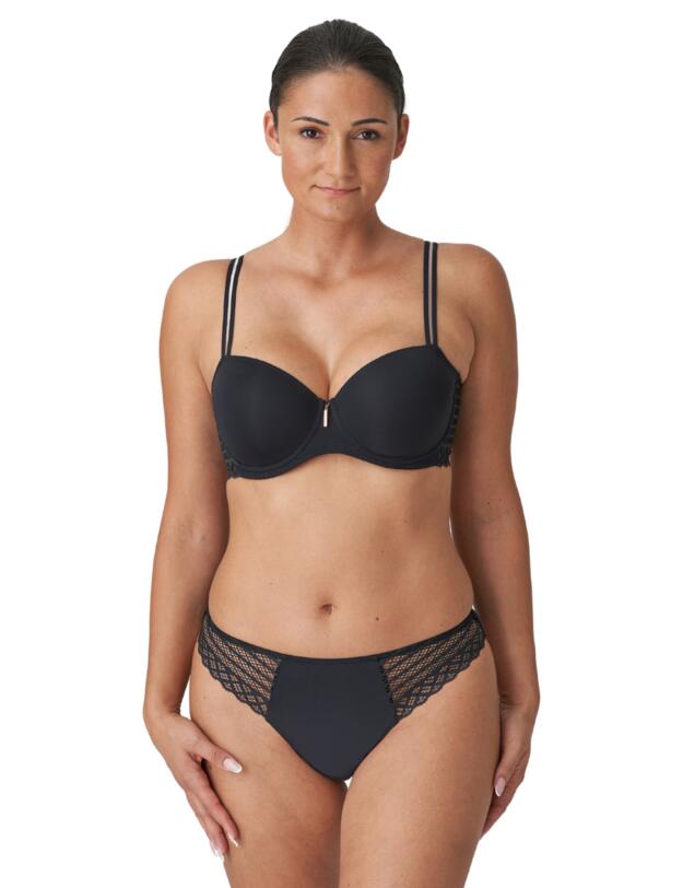 Prima Donna Twist East End Padded Balcony Bra Charcoal