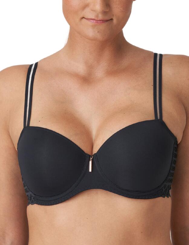 Prima Donna Twist East End Padded Balcony Bra Charcoal