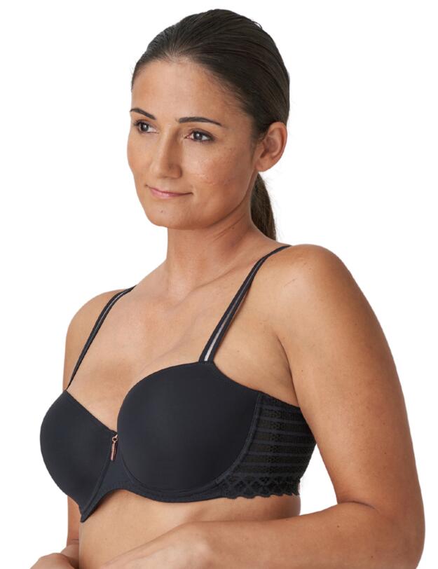 Prima Donna Twist East End Padded Balcony Bra Charcoal