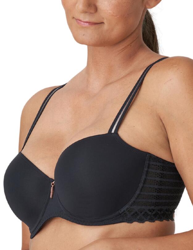 Prima Donna Twist East End Padded Balcony Bra Charcoal