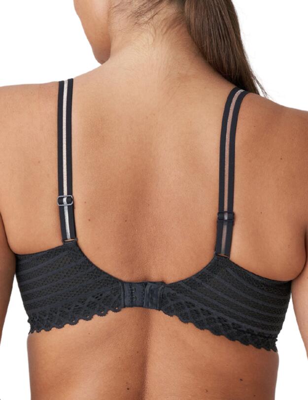 Prima Donna Twist East End Padded Balcony Bra Charcoal