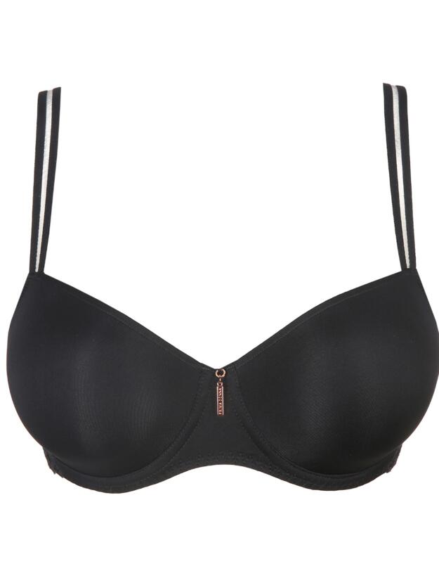 Prima Donna Twist East End Padded Balcony Bra Charcoal