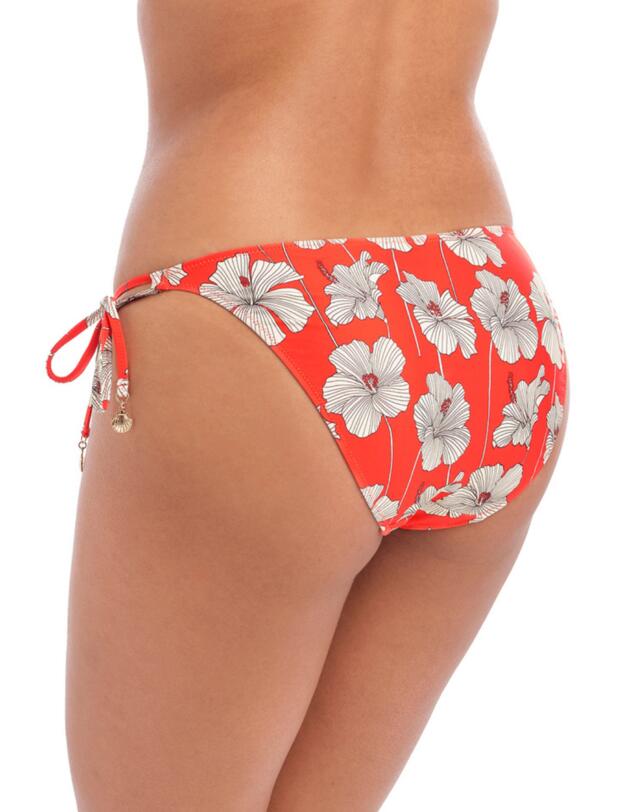 Freya Hibiscus Beach Tie Side Bikini Briefs Sunset 