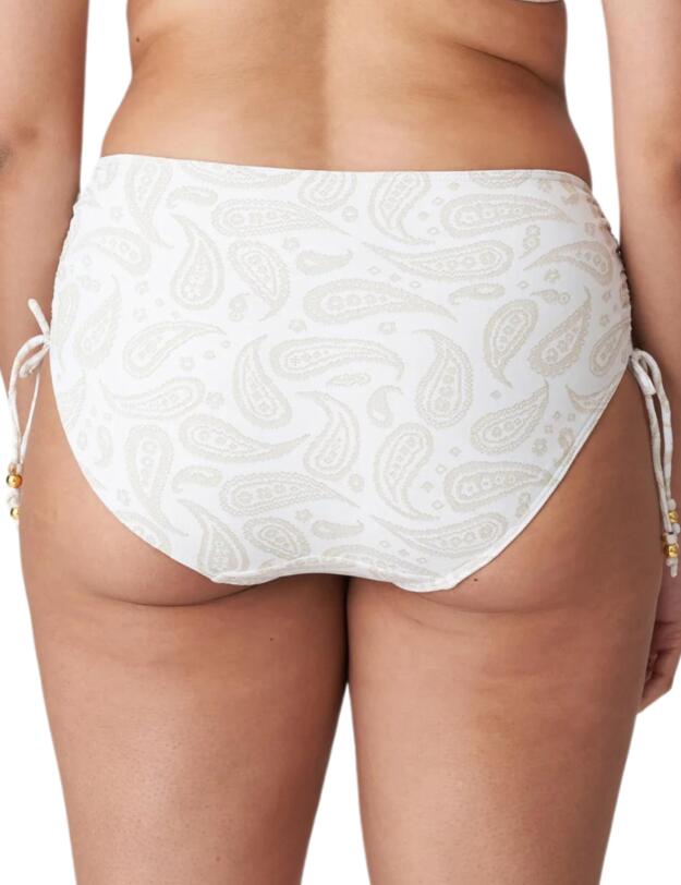 Prima Donna Swim Sidari Full Tie Bikini Briefs White Yacht