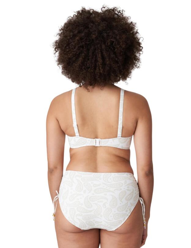  Prima Donna Swim Sidari Full Tie Bikini Briefs White Yacht