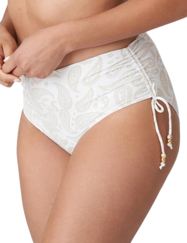  Prima Donna Swim Sidari Full Tie Bikini Briefs White Yacht
