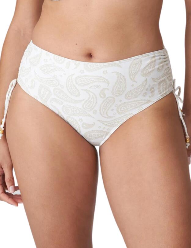  Prima Donna Swim Sidari Full Tie Bikini Briefs White Yacht