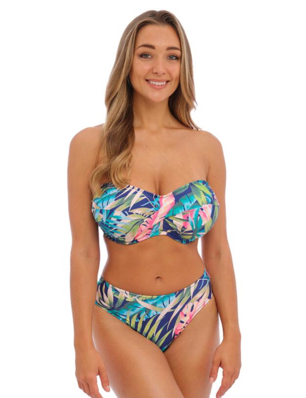 Fantasie Langkawi Underwired Twist Bandeau Bikini Top French Navy