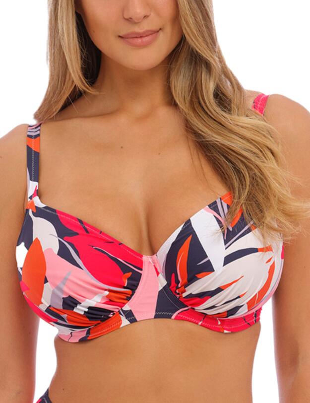Fantasie Almeria Underwired Gathered Full Cup Bikini Top Multi