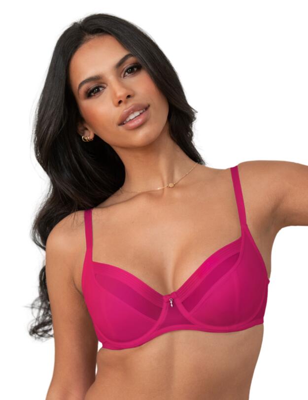 Pour Moi Viva Luxe Underwired Bra Raspberry