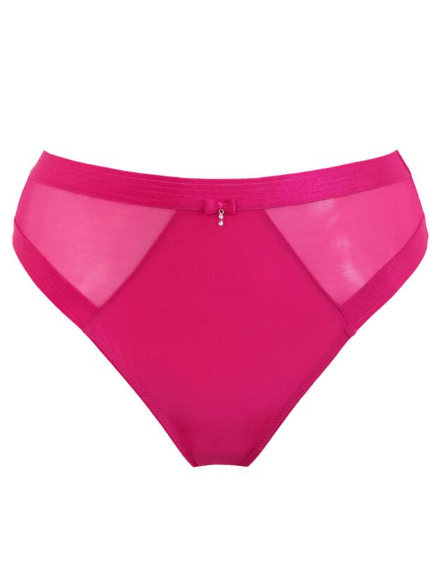 Pour Moi Viva Luxe High Leg Brief Raspberry