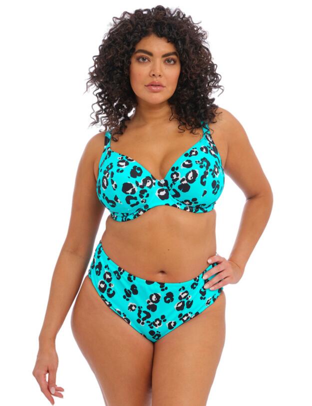 Elomi Kotiya Plunge Bikini Top Lagoon 