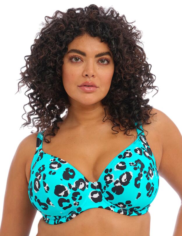 Elomi Kotiya Plunge Bikini Top Lagoon 
