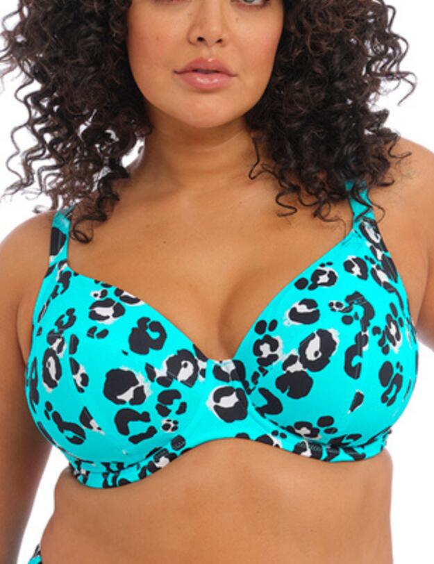 Elomi Kotiya Plunge Bikini Top Lagoon 