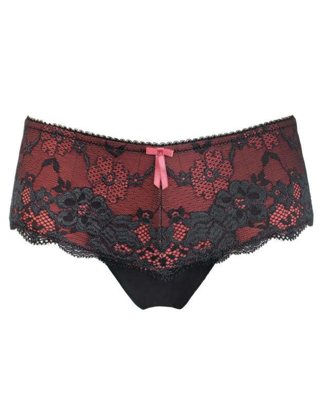 Pour Moi Amour Shorty Brief Slate/Coral