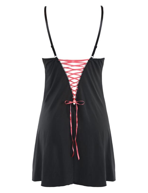 Pour Moi Amour Chemise Slate/Coral