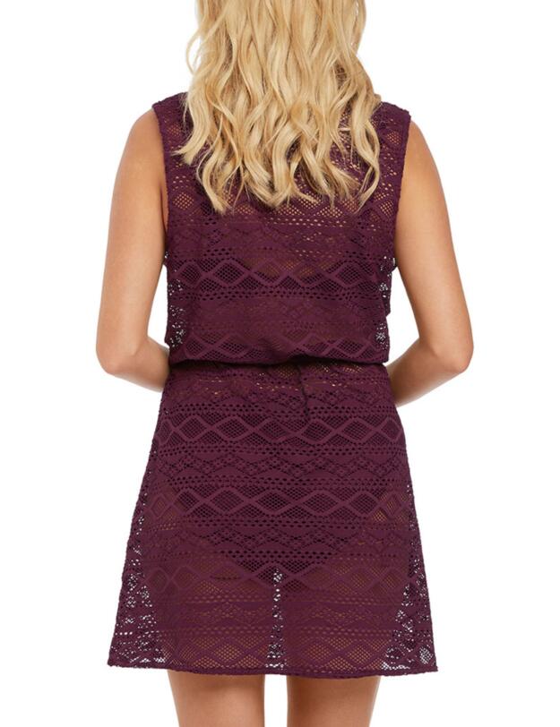 Freya Sundance Beach Dress Black Cherry