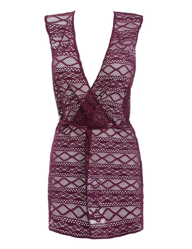 Freya Sundance Beach Dress Black Cherry