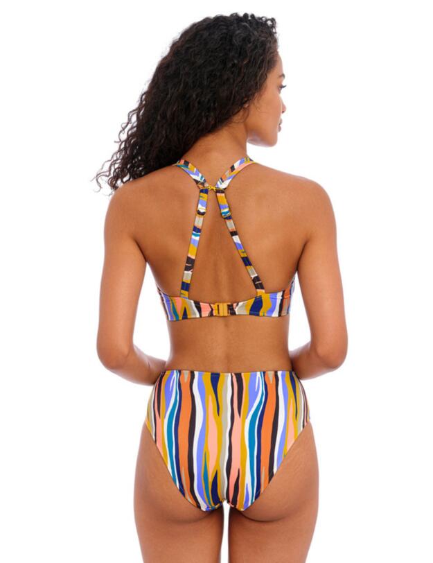Freya Torra Bay Underwired High Apex Bikini Top Multi 