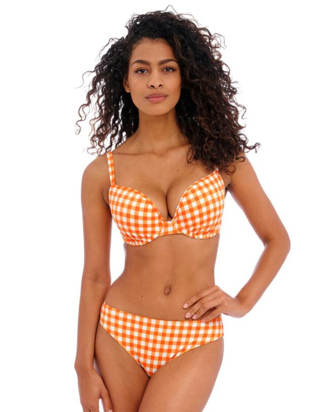 Freya Check In Underwired Moulded Bikini Top Zest