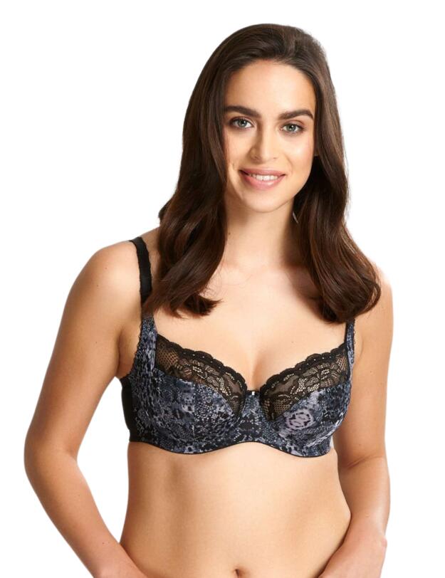 Panache Jasmine Balcony Bra Snake Print