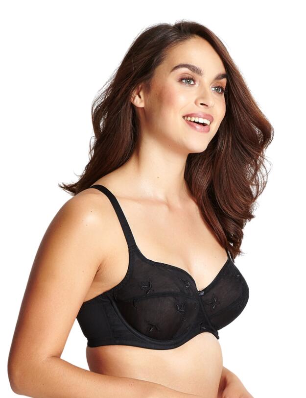 Panache Nouveau Balcony Bra Black