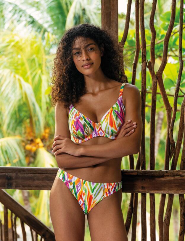 Freya Tusan Beach Underwired Plunge Bikini Top Multi 