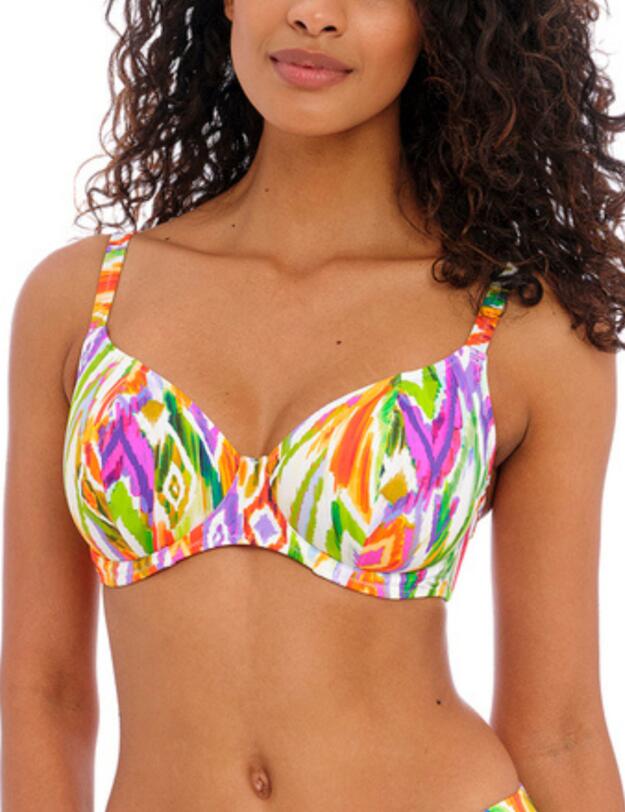 Freya Tusan Beach Underwired Plunge Bikini Top Multi 