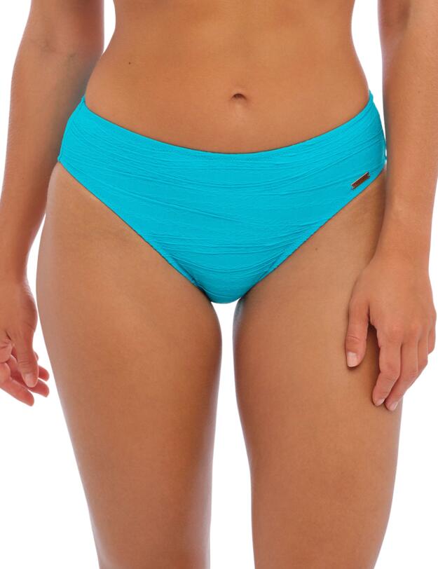 Fantasie Beach Waves Mid Rise Bikini Brief Bluebird