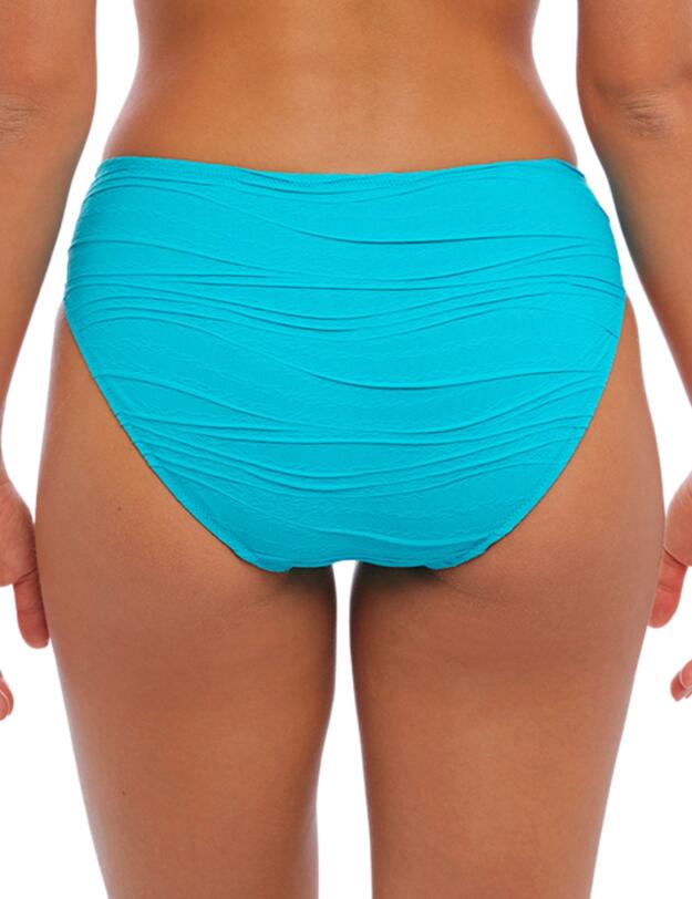 Fantasie Beach Waves Mid Rise Bikini Brief Bluebird